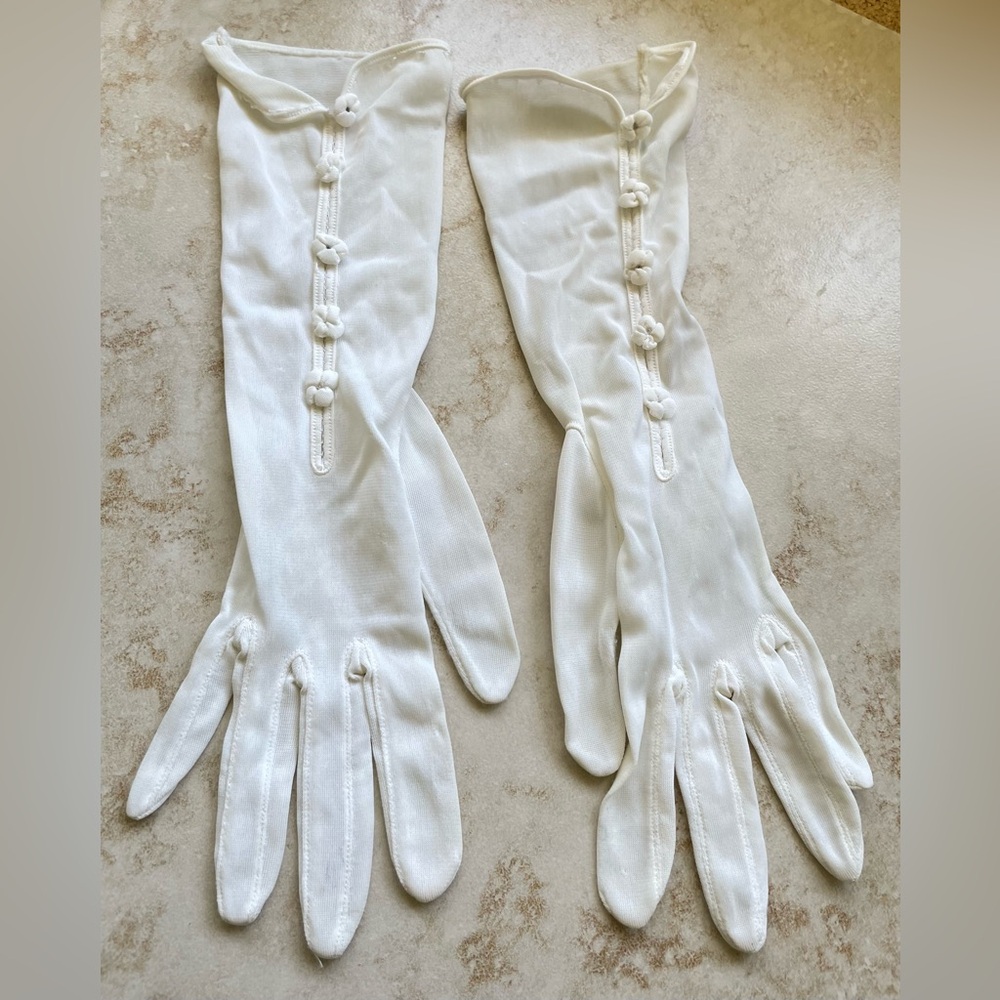Vintage evening gloves Japan 60s